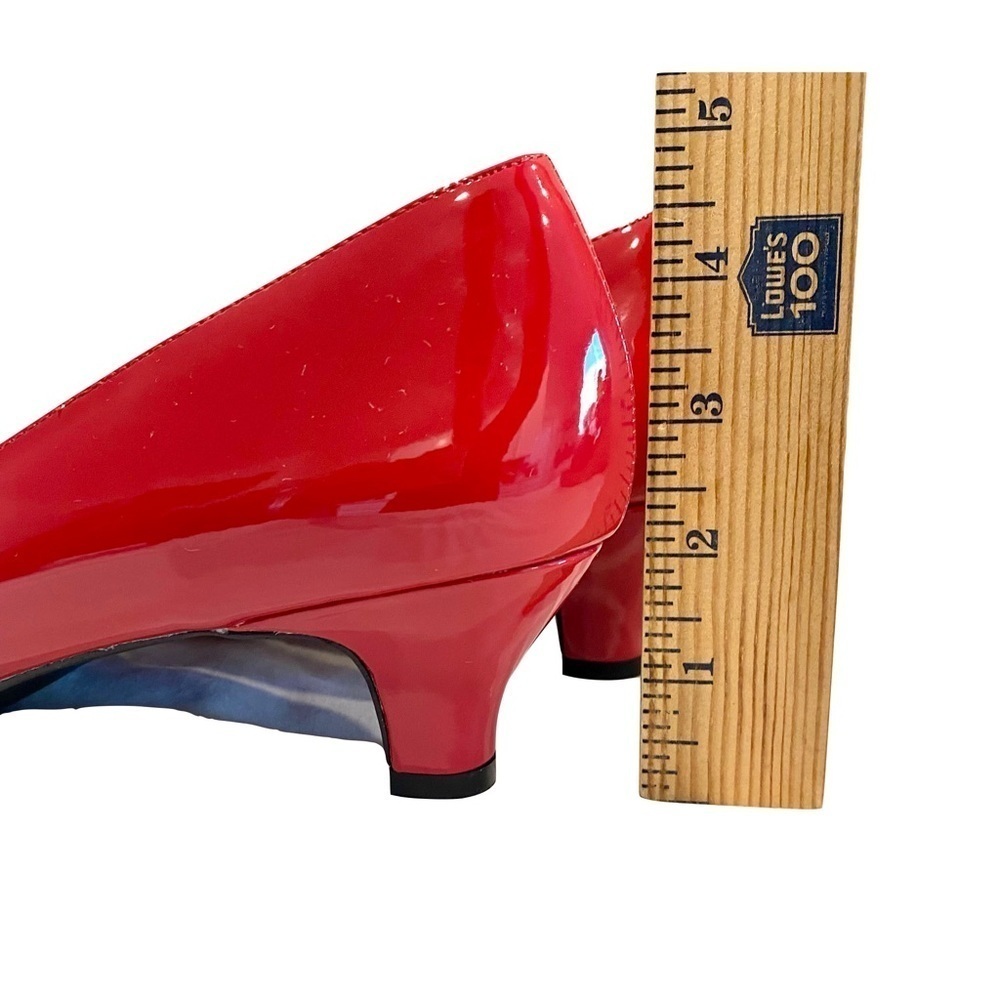 NEW—Pleaser FAB-420 Red Patent Leather 2” Kitten Heel, Office or Formal Size 14 - Picture 14 of 16